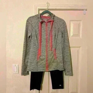 Lukka zip up light weight hoodie with matching leggings